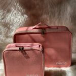Vanity Large & Small vibrant pink