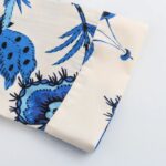 Blue & white belted dress - Image 3