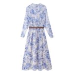 Light blue floral dress - Image 4