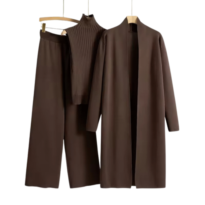 Brown 3 piece set - Image 1