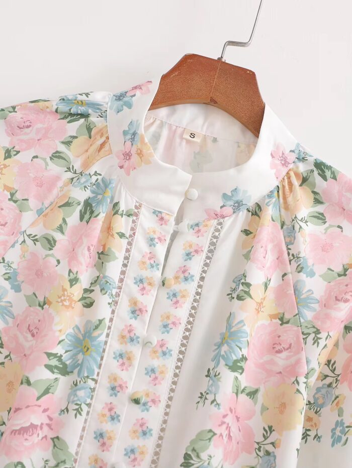 White floral dress - Image 3