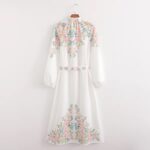 White floral dress - Image 2