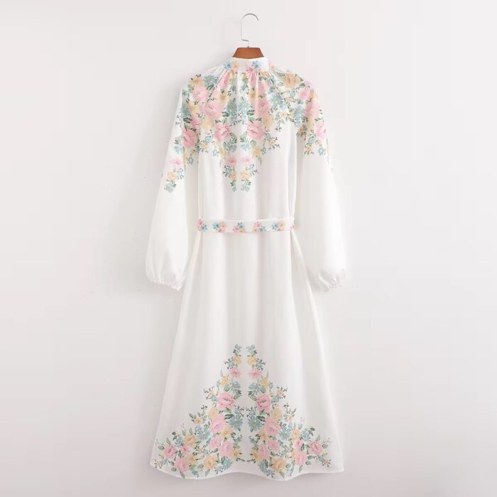 White floral dress - Image 2