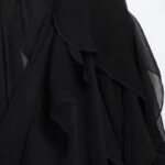 Black ruffle shirt - Image 3