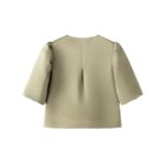 Satin puff sleeves blouse - Image 2