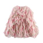 Baby pink ruffle shirt - Image 4