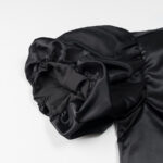 Black puff sleeves blouse - Image 3