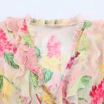 Pink ruffle shirt - Image 3