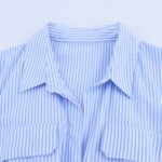 Blue stipe dress - Image 2