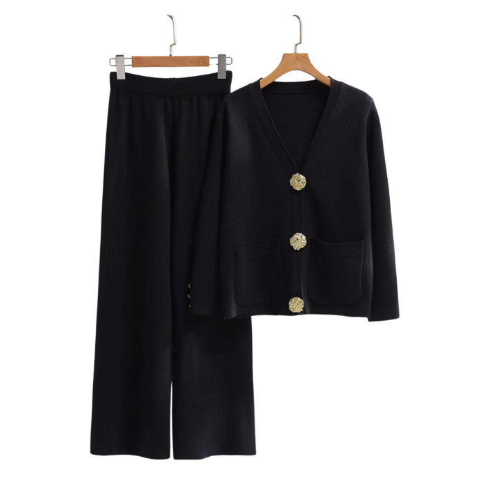 Black Knit set - Image 1