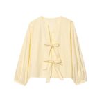 Butter yellow blouse