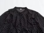 Black polka dotes ruffle blouse - Image 3