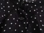 Black polka dotes ruffle blouse - Image 4
