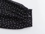 Black polka dotes ruffle blouse - Image 5