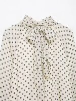 Beige polka dots blouse - Image 3
