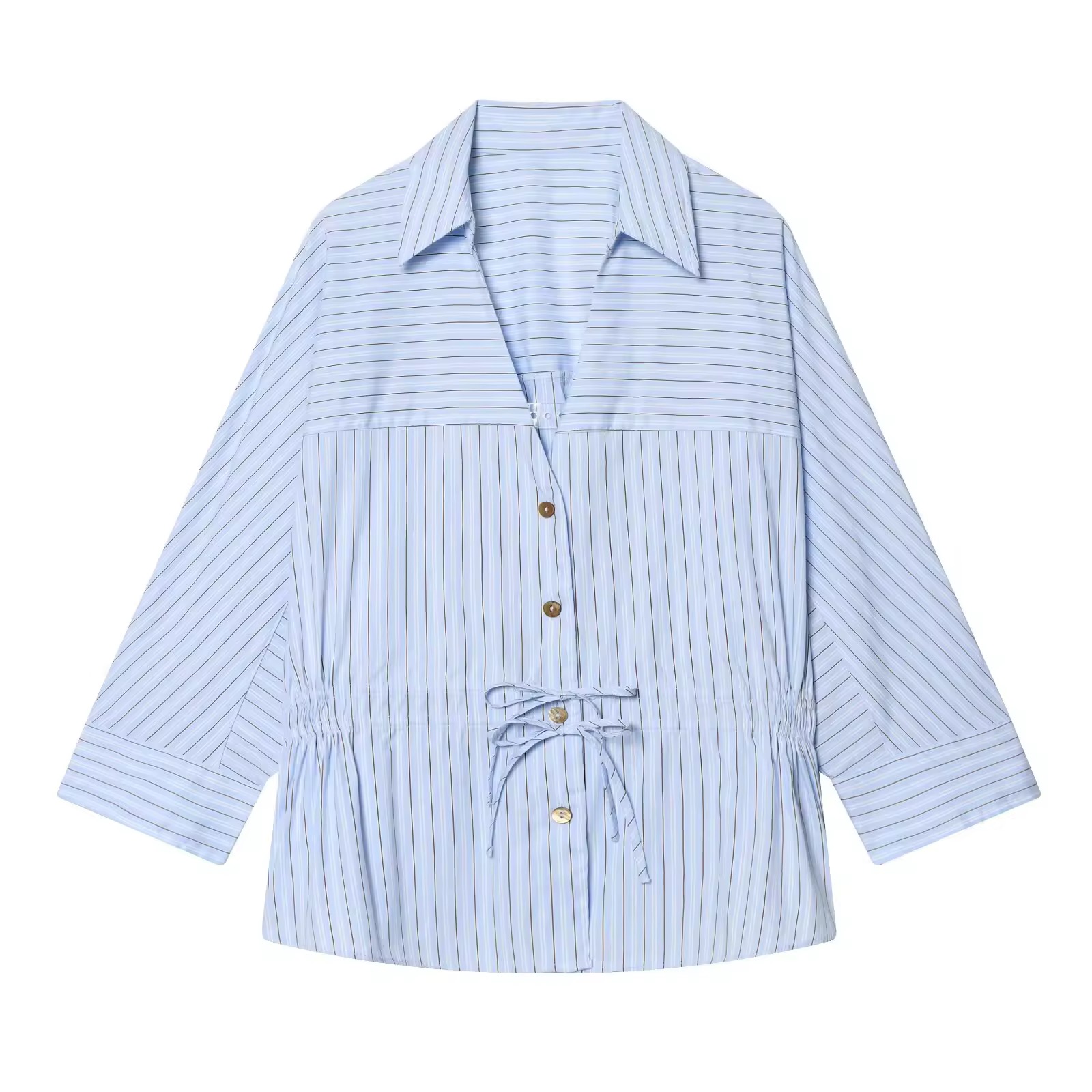 IMG_4784 Blue bow blouse - Image 1