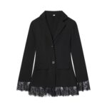 Black lace coat